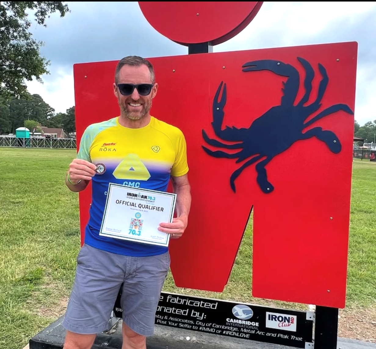 Paul Capuzzo 70.3 World champs qualifier ADDRA Labs Protein Bars